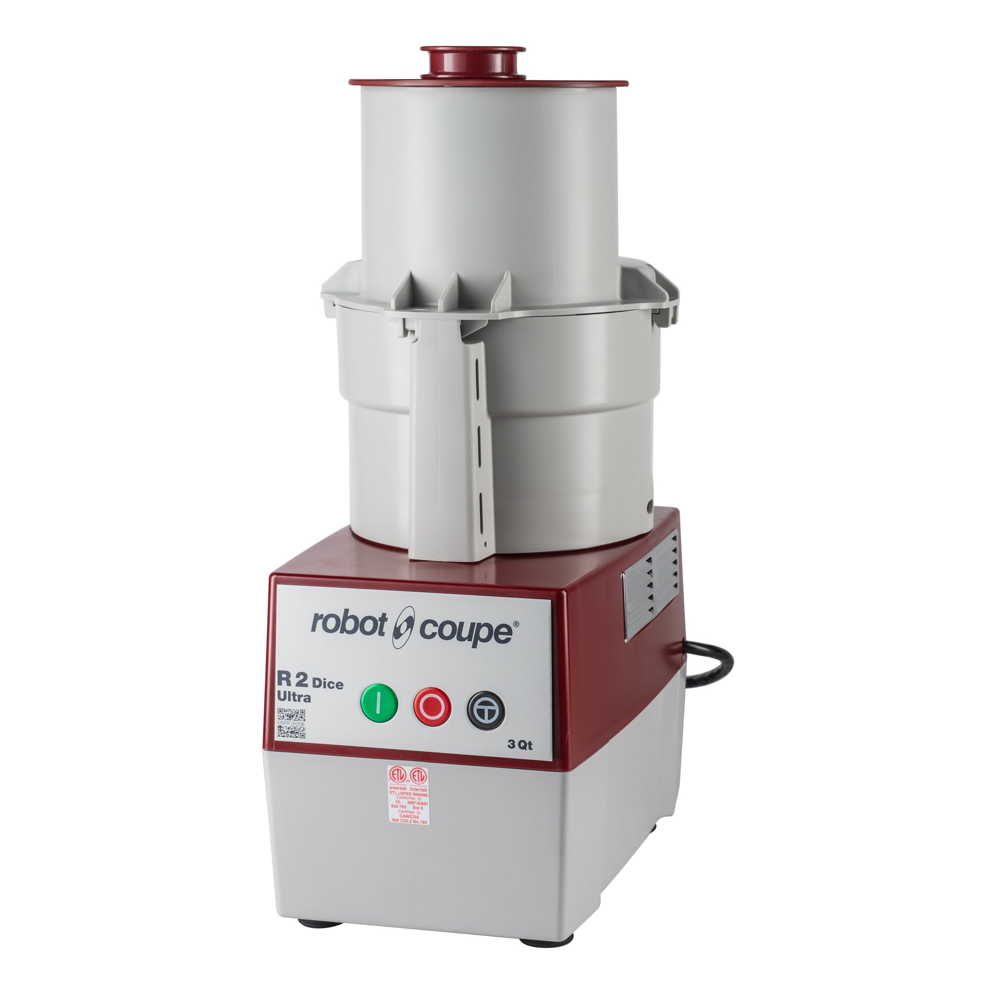 Robot Coupe R2 Dice Ultra - Combination Food Processor, 3 Q