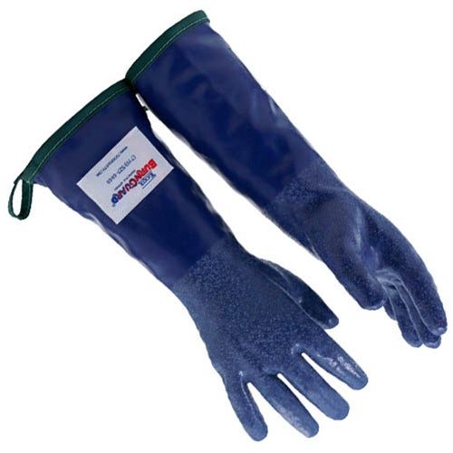 BurnGuard Nomex Oven Glove Kevlar Fiber Puppet Palm 12L Blue