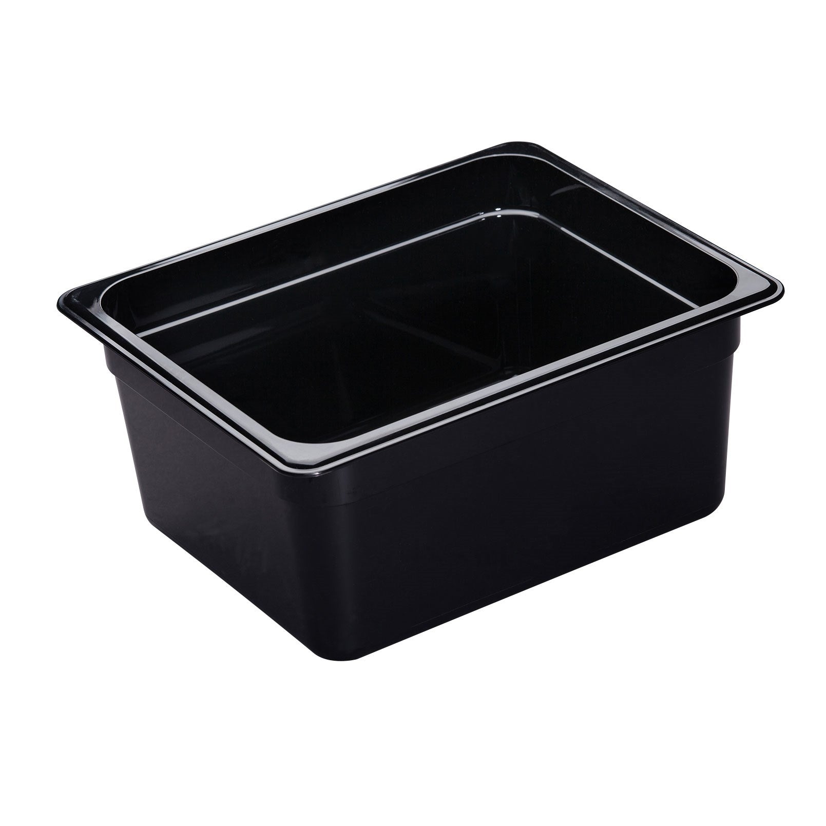 Rubbermaid Commercial Products Cold Food Insert Pan for  Restaurants/Kitchens/Cafeterias, 1/2 Size, 6 Inches Deep, Clear  (FG125P00CLR)