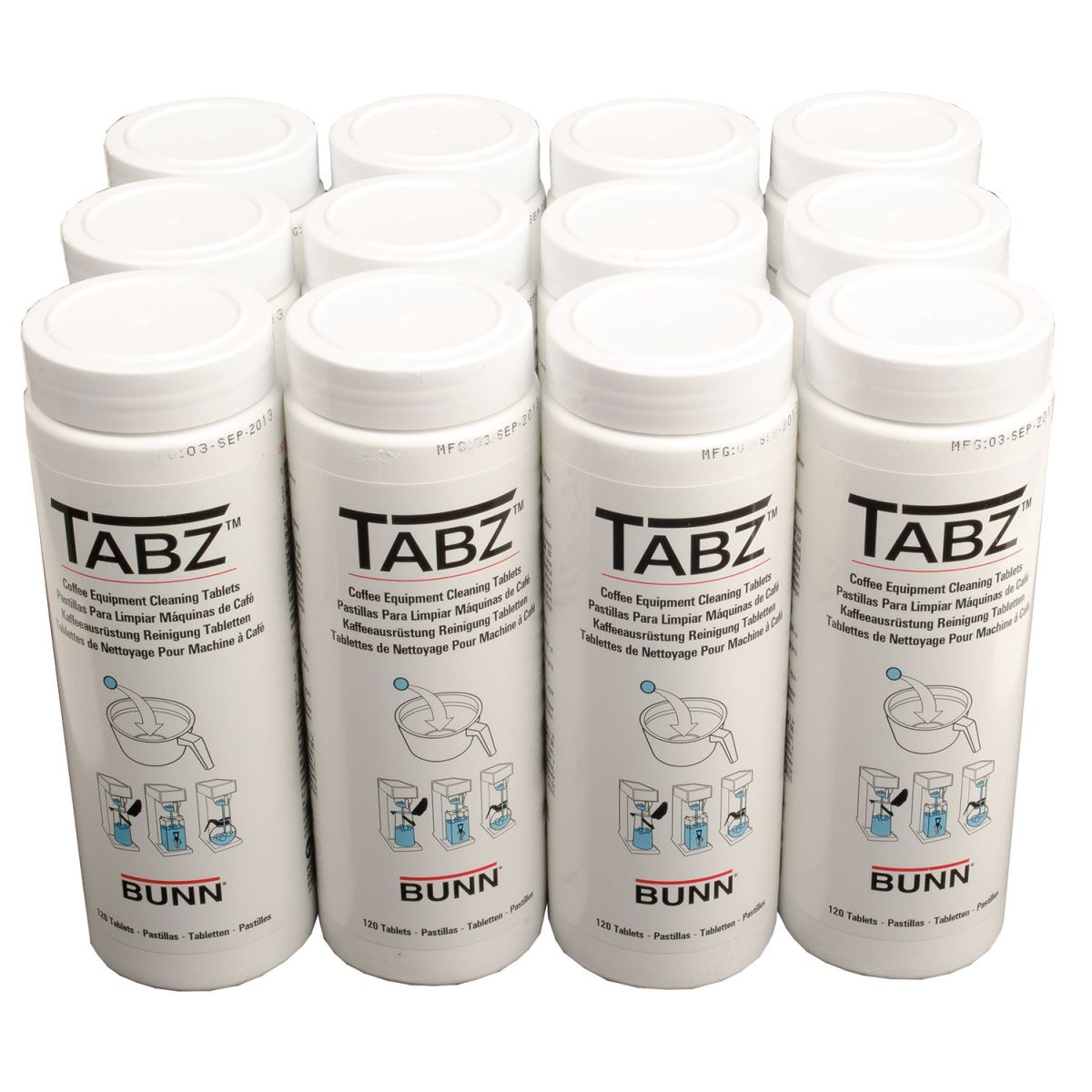 BUNN Tabz Coffee Equipment Cleaning Tablets (12pack)