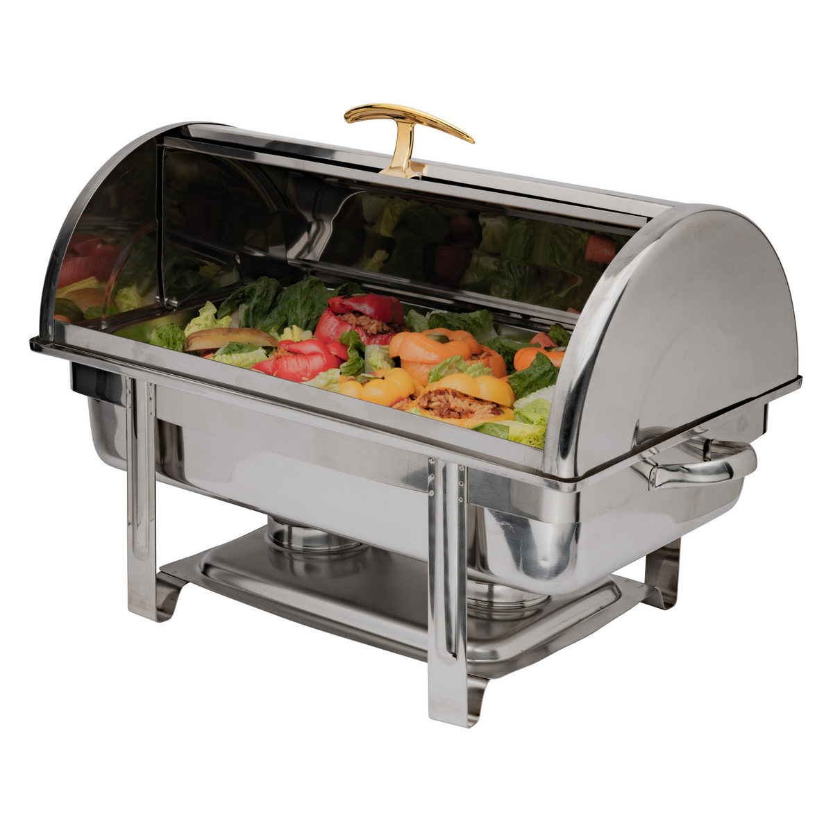 Browne | Economy Roll Top Chafer, Rectangular, Stainless Steel ...