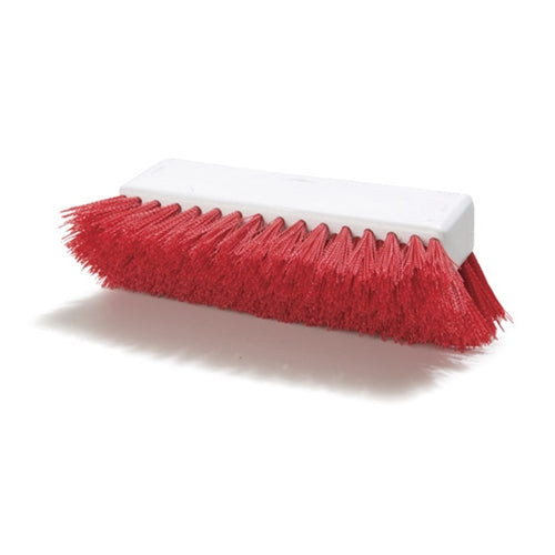 Carlisle Sparta Hi-Lo 40423EC05 10 Red Floor Scrub Brush