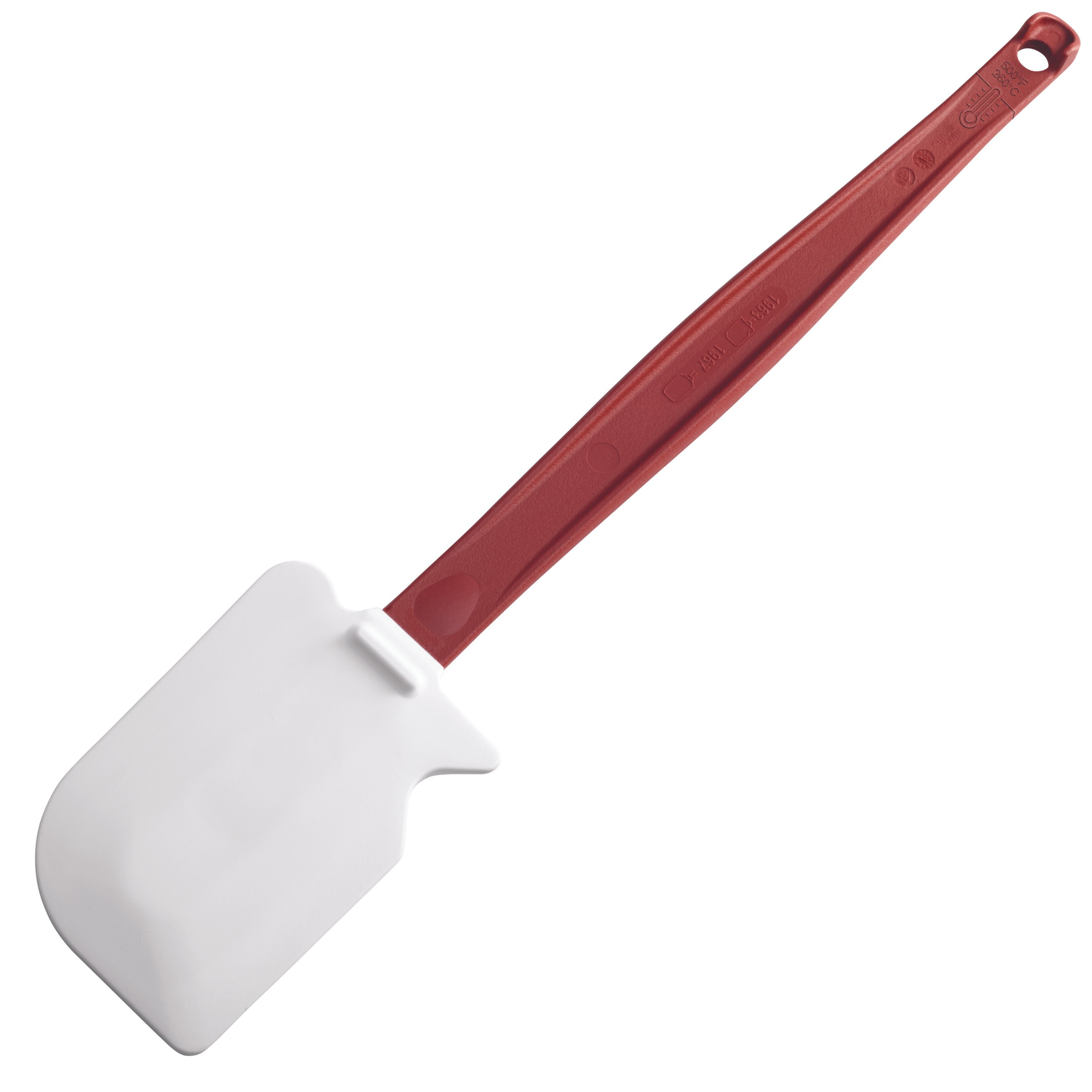 Rubbermaid FG1962000000 9 1/2 Red High Temperature Silicone Spatula