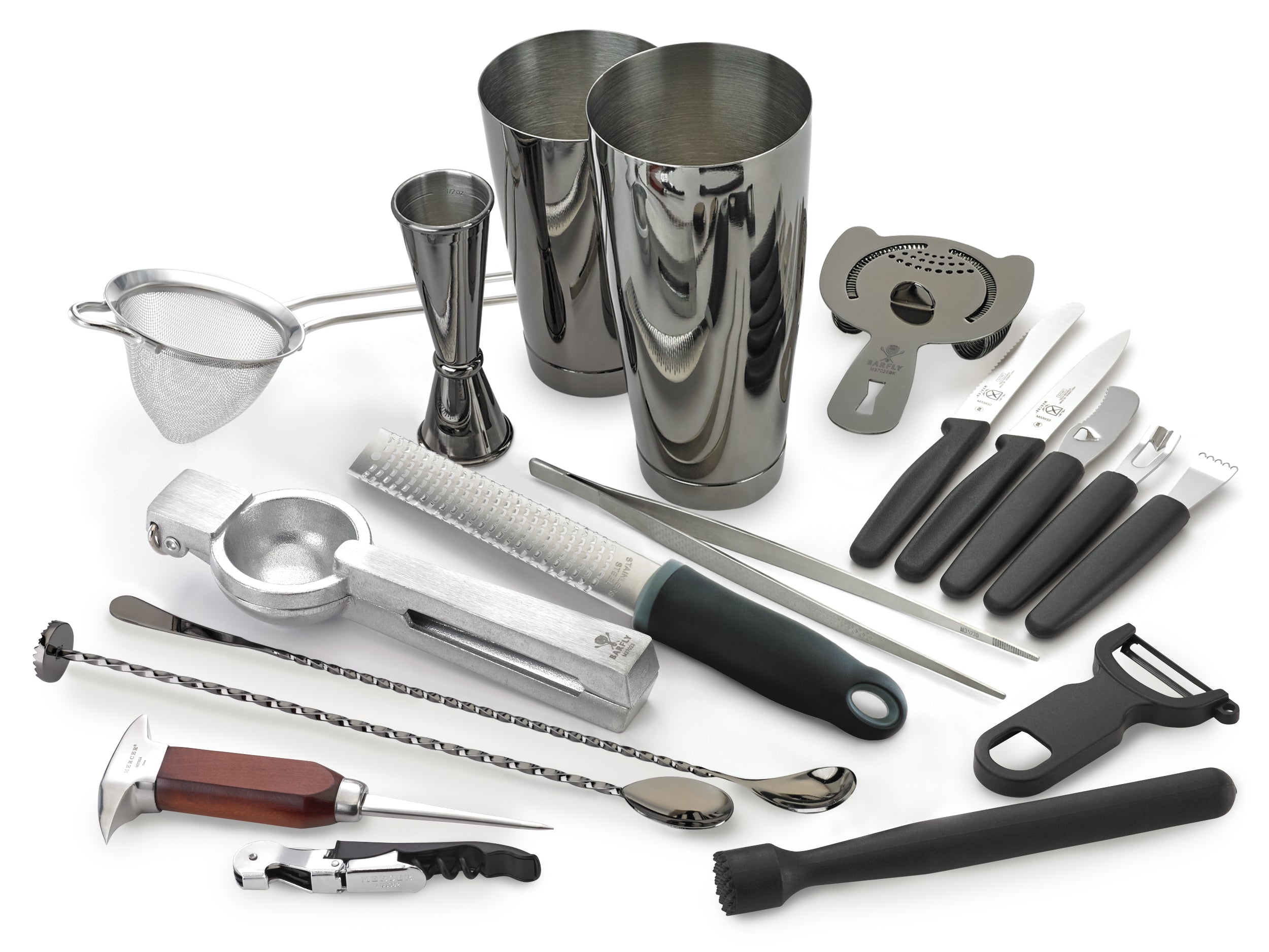 Mercer | Barfly 18 Piece Deluxe Bar Set – ChefEquipment.com