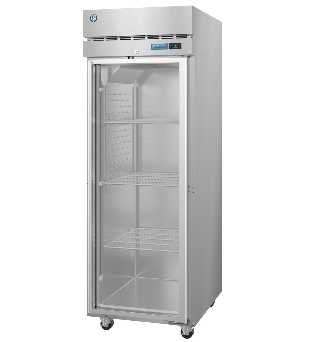 Hoshizaki R1A-FG Steelheart Series Single Glass Door Reach-In Refriger ...
