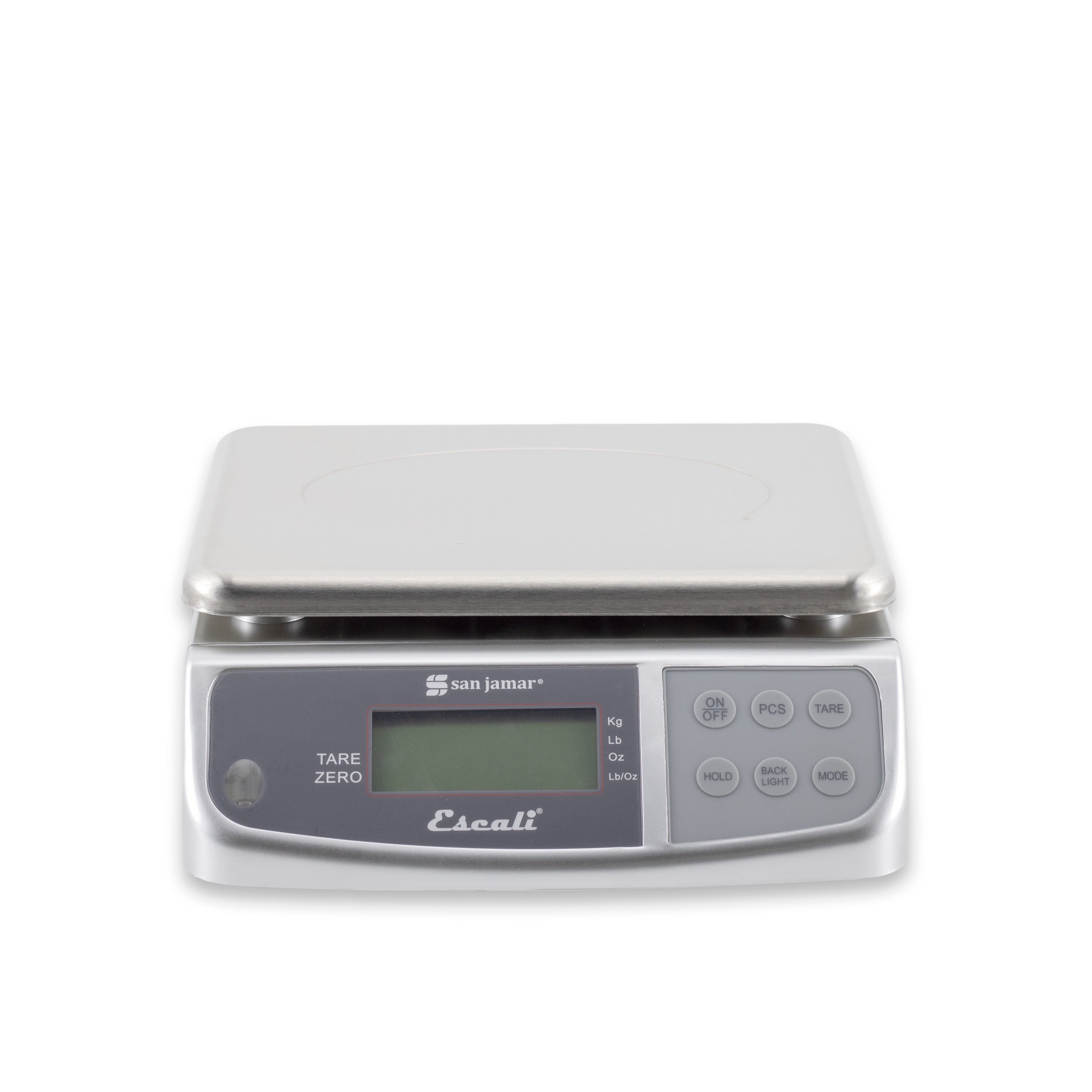San Jamar / Escali SCDGM33 33 lb. Multi-Function Digital Portion Control Kitchen  Scale