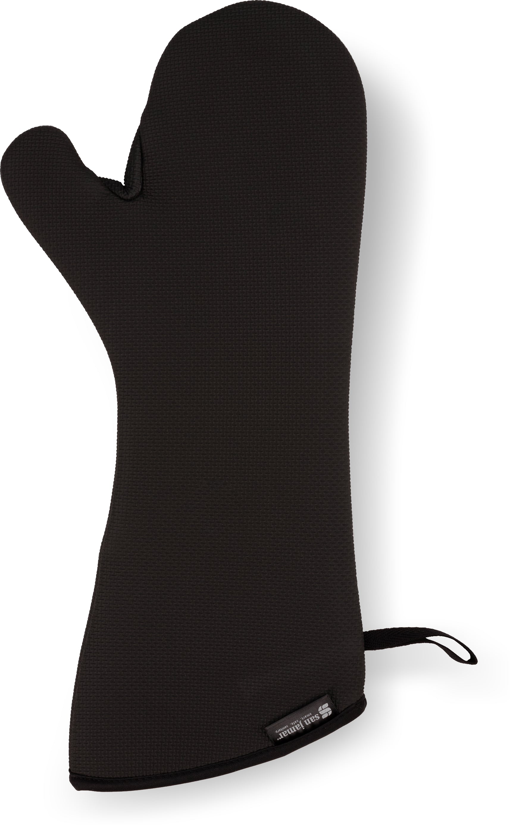 San Jamar Ultigrips® Black Neoprene Conventional Oven Mitt - 13L