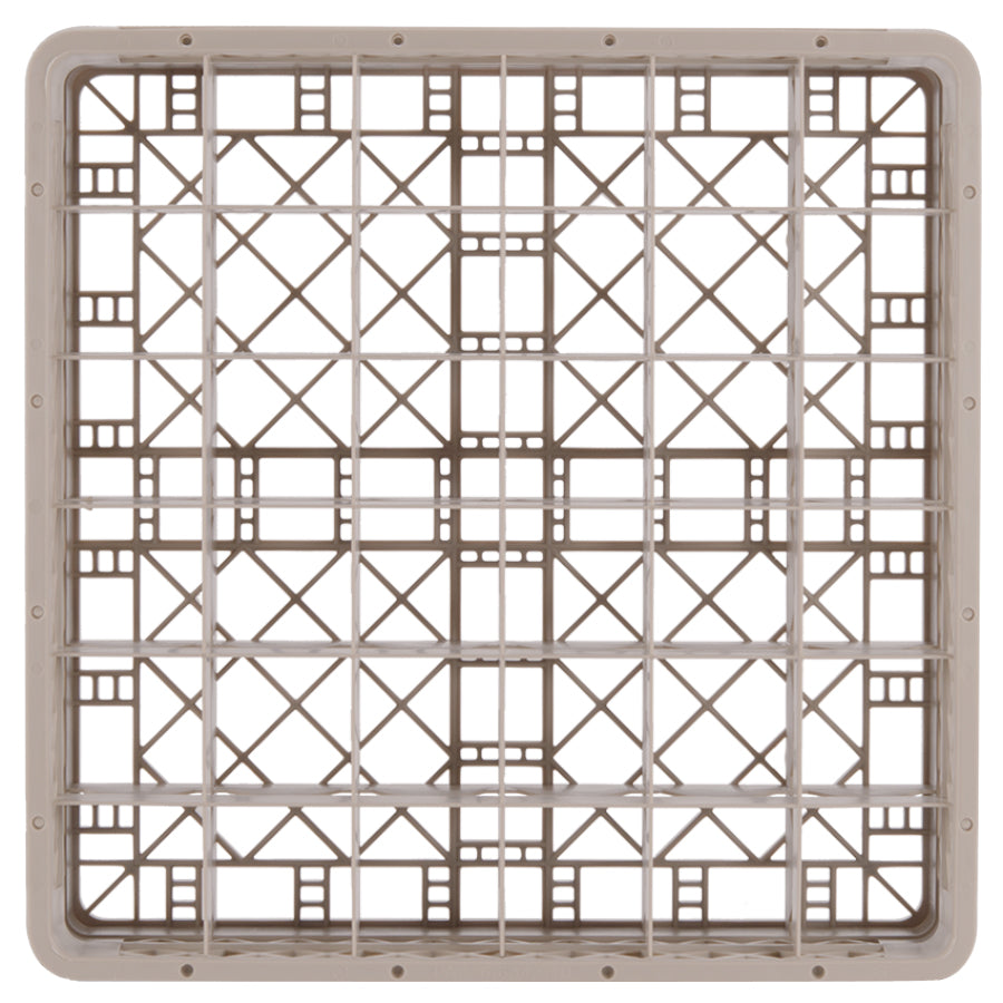 Vollrath Traex Glass Rack w 3 Extenders, 36 Compartment, Beige ...